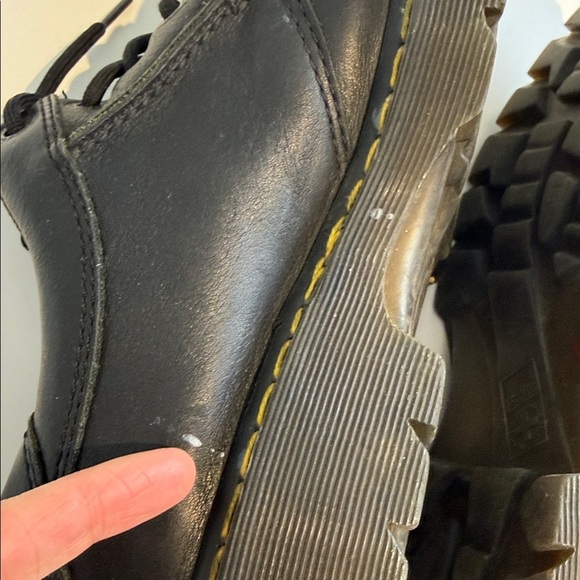 Dr Martens 8A17 Mens Black Leather Lace Up Casual Oxford Shoes SZ US 10 UK 9 - Picture 7 of 7